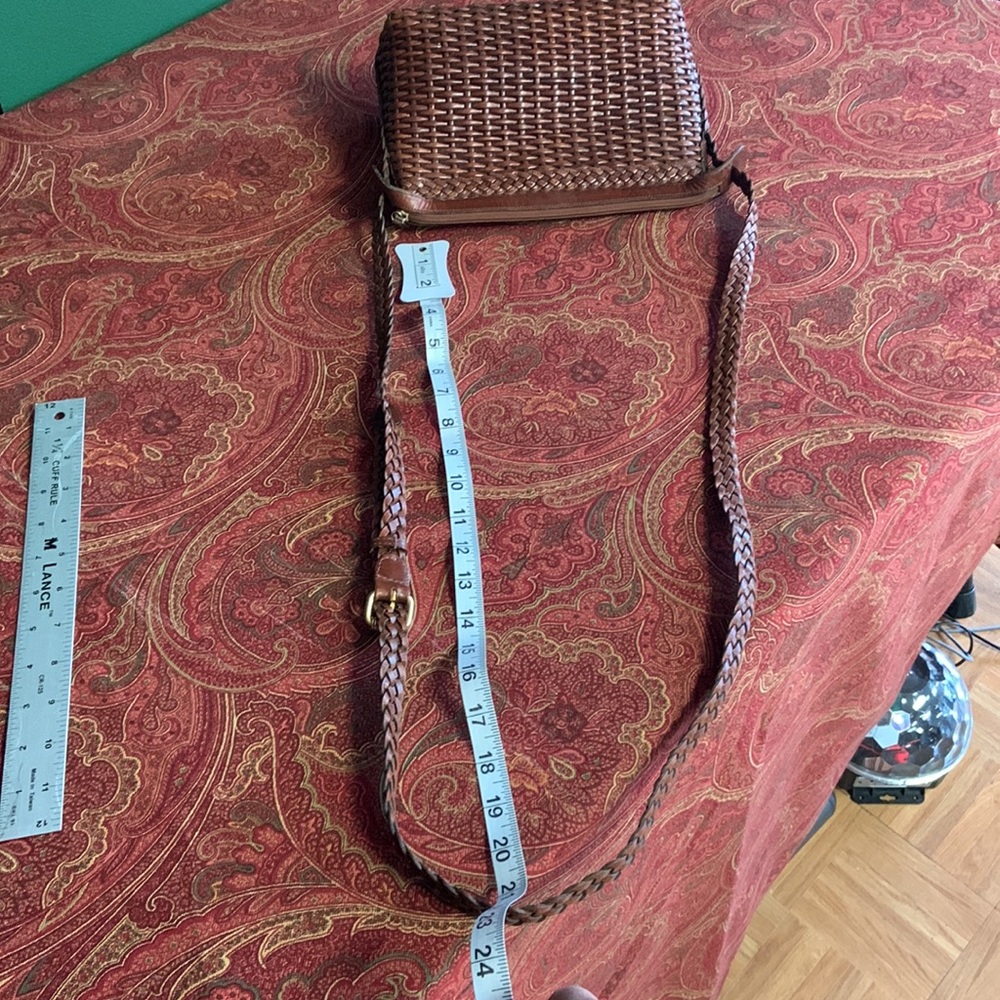 vtg Beautiful Woven leather CEN bag - Picture 12 of 12